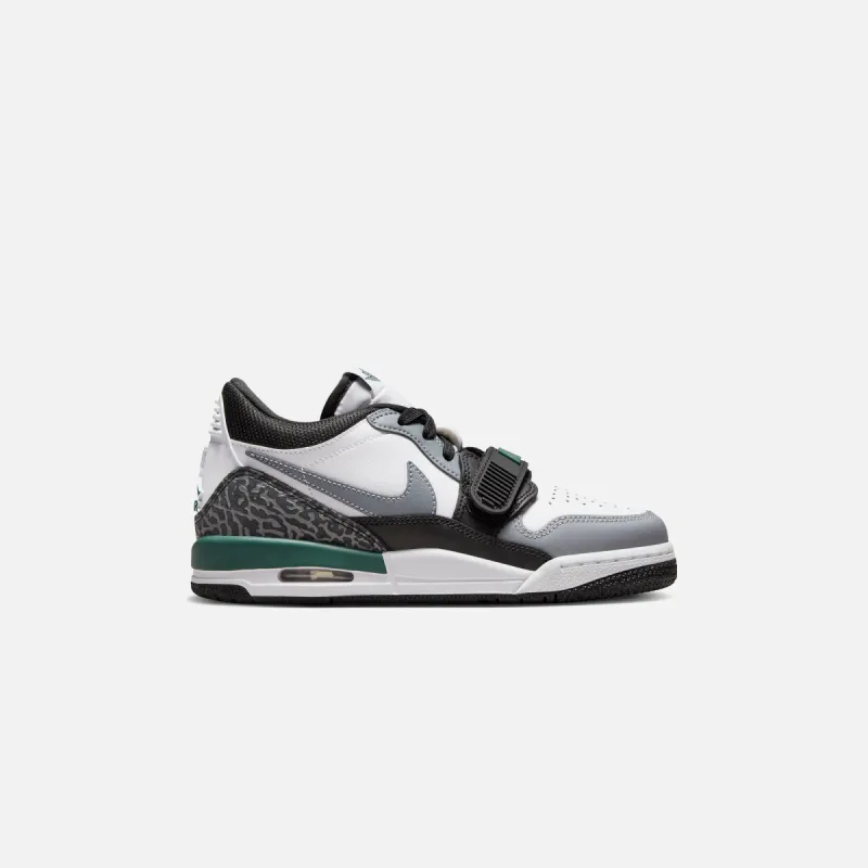 Jordan GS Air Jordan Legacy 312 Low - White / Black / Cool Grey / Oxidized Green sold by Kith