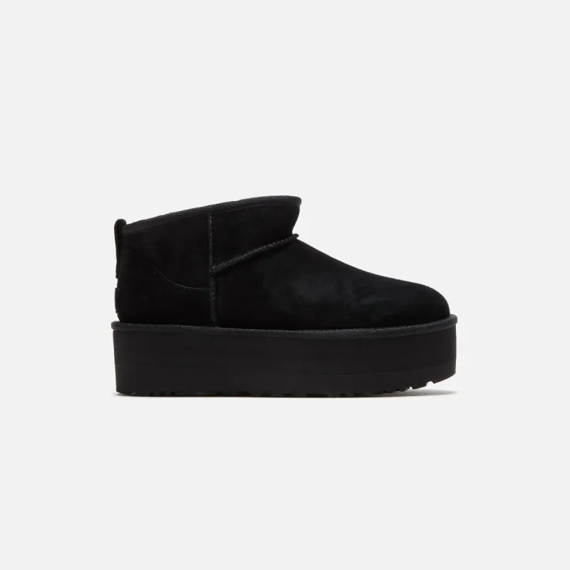 UGG WMNS Classic Ultra Mini Platform - Black sold by Kith