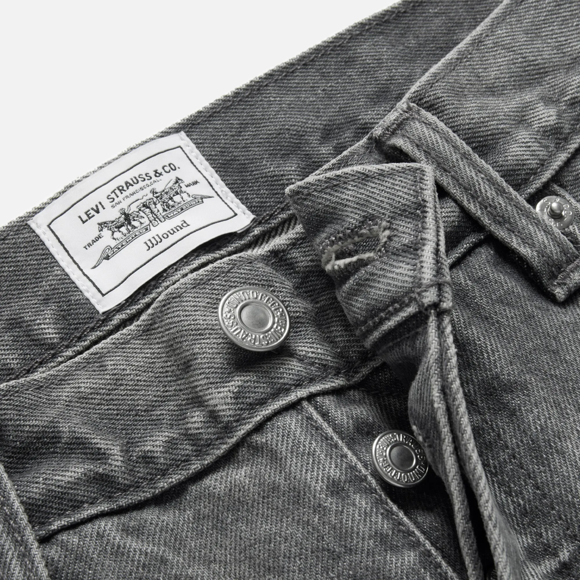 Levi's x JJJJound 501 '93 Jean - Grey Stonewash sold by Kith product image thumbnail 2