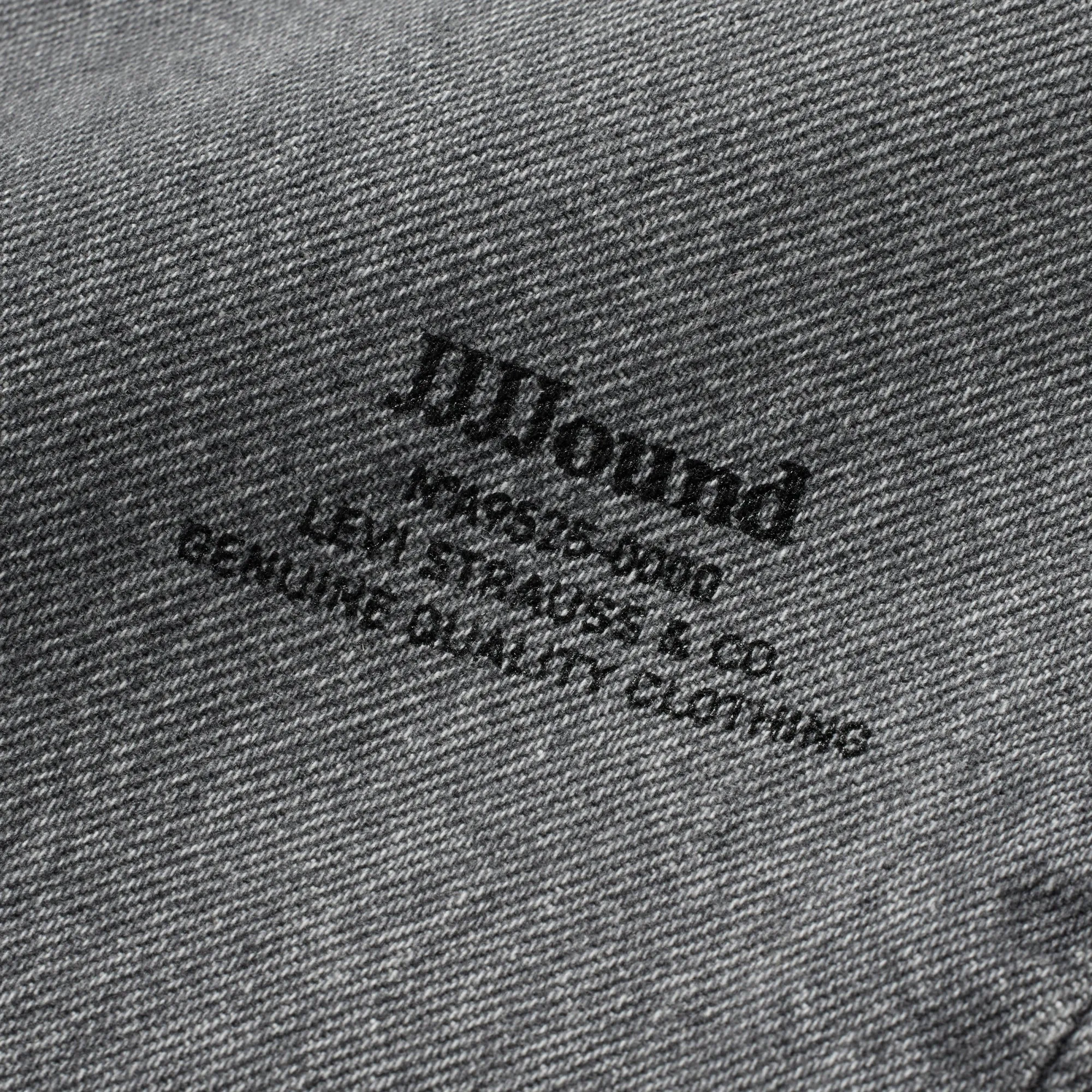 Levi's x JJJJound 501 '93 Jean - Grey Stonewash sold by Kith product image thumbnail 3