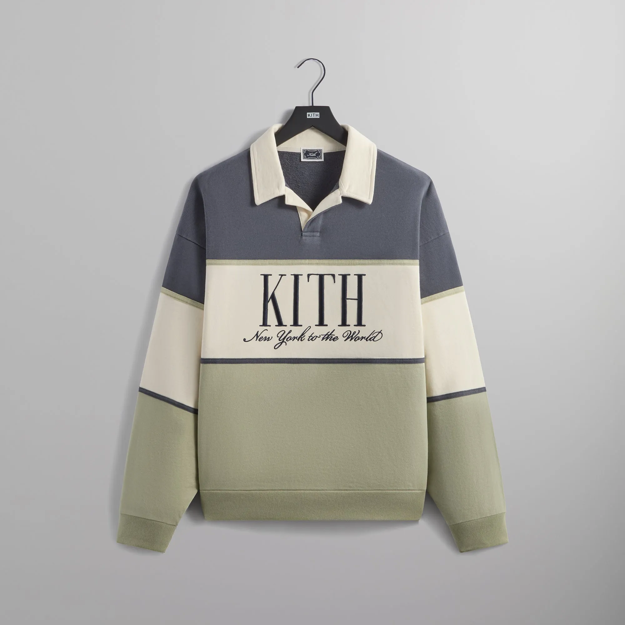 Kith Panelled Nelson Collared Pullover - Asteroid sold by Kith