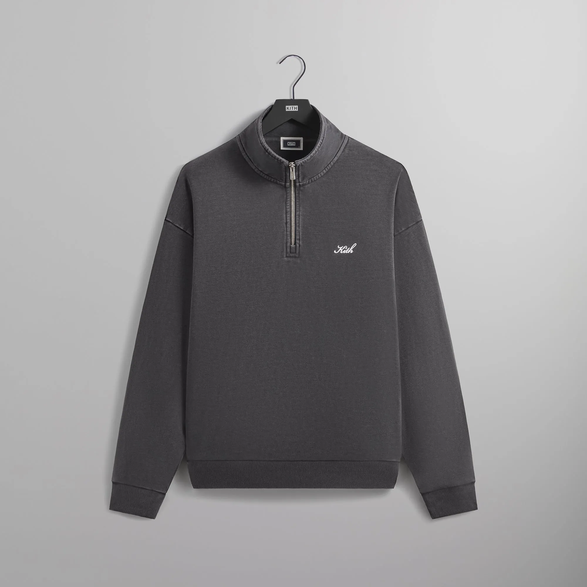 Kith Nelson Quarter Zip - Carbon sold by Kith