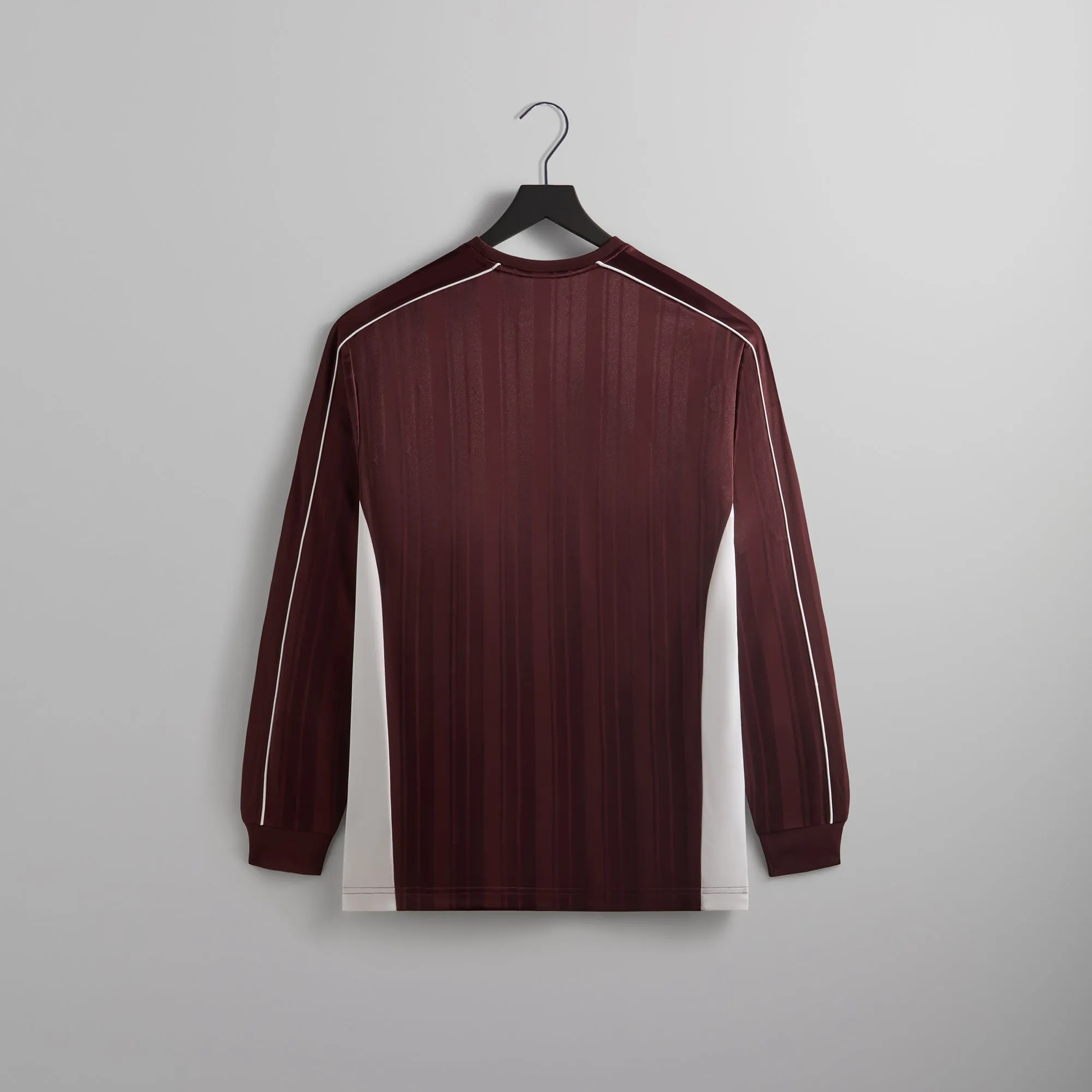Kith Pinstripe Tricot Panelled Tee - Magma sold by Kith product image thumbnail 3