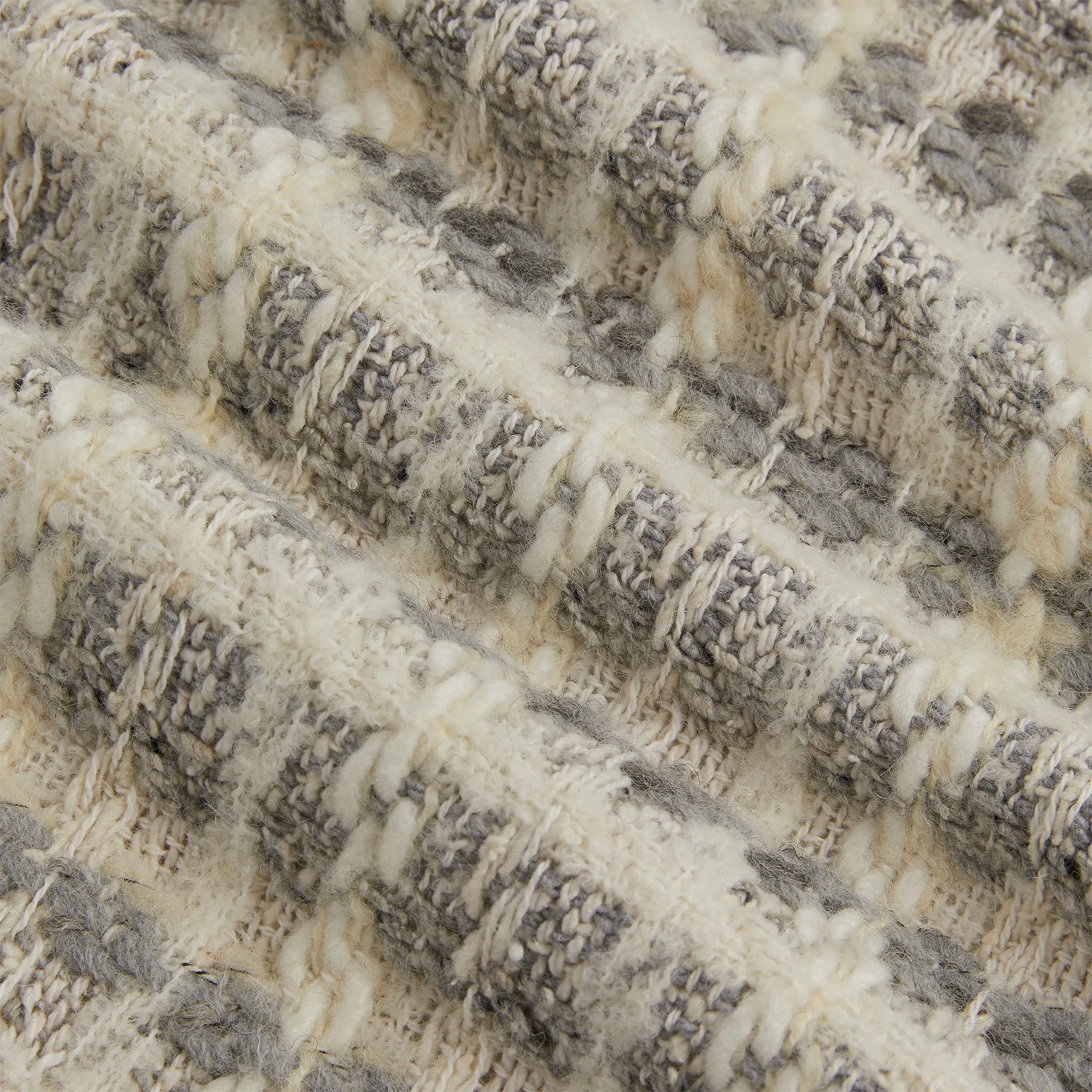 Kith Windowpane Tweed Boxy Collared Overshirt - Atrium sold by Kith product image thumbnail 5