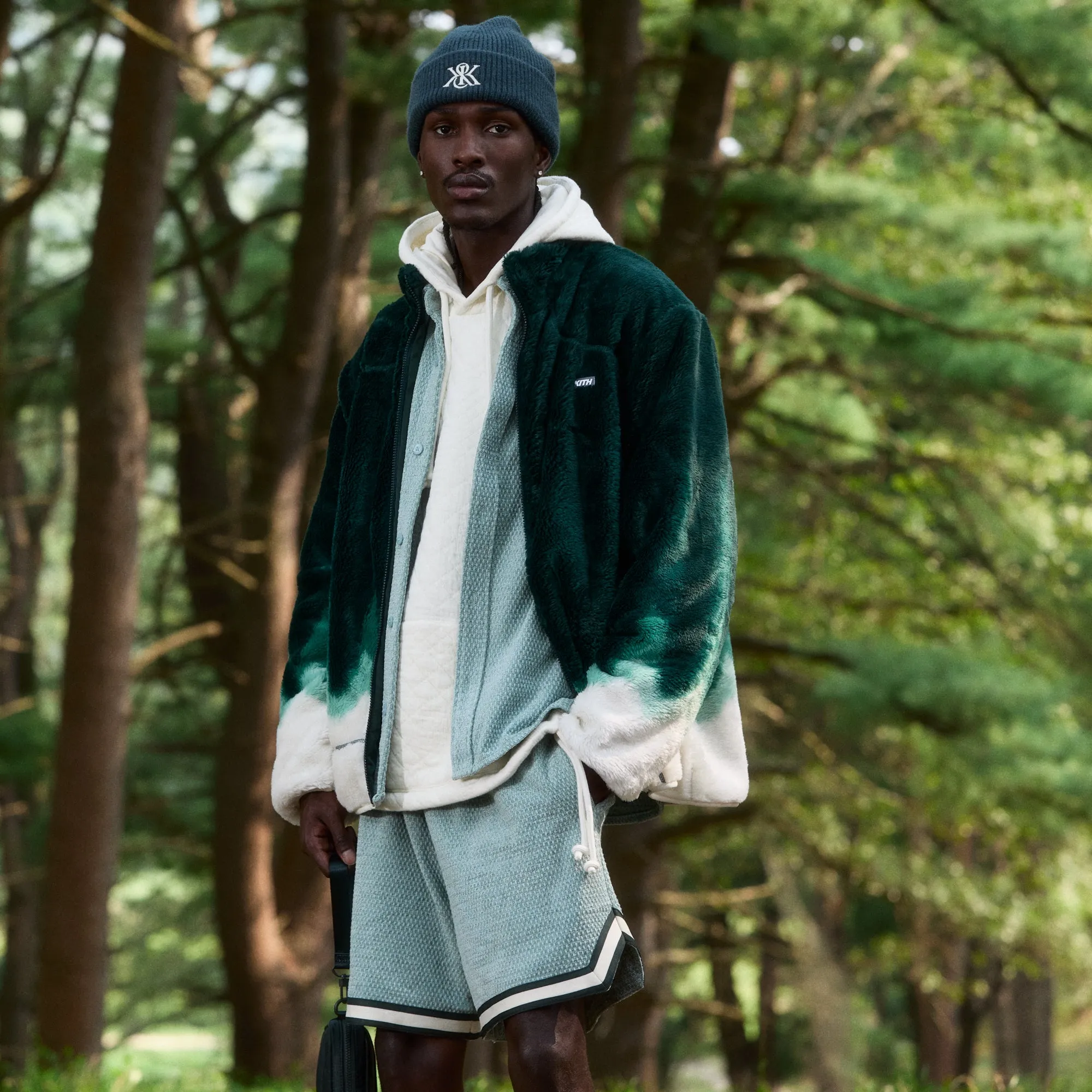 Kith Ombre Wave Harper Vintage Sherpa Full Zip - Chronicle sold by Kith product image thumbnail 2