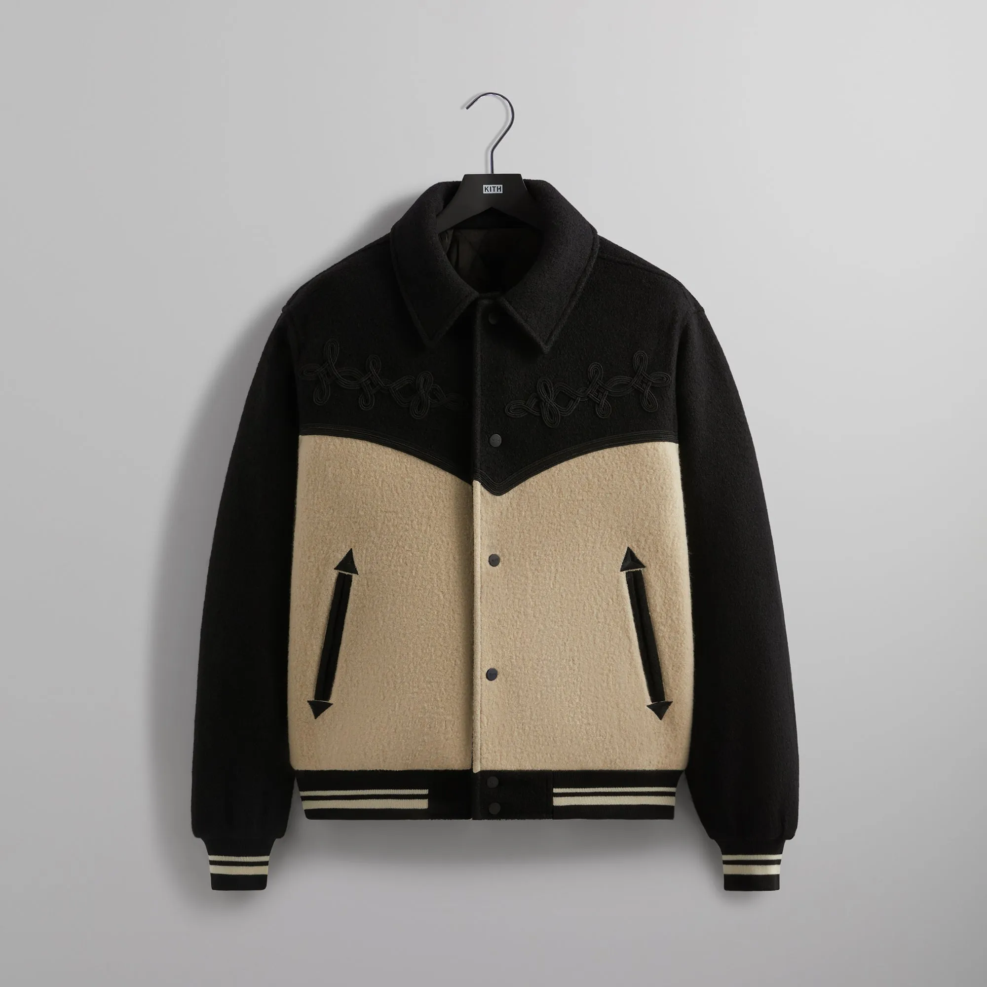 Kith Ribbon Embroidery Carlton Jacket - Rye sold by Kith