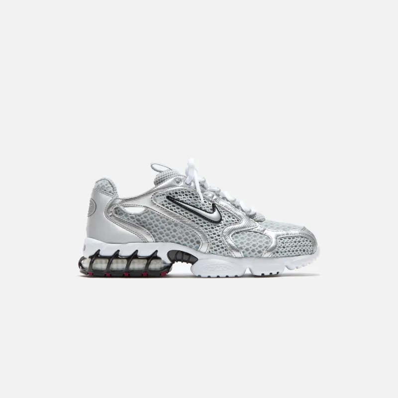 Nike Air Zoom Spiridon Cage 2 - Light Smoke Grey / Metallic Silver sold by Kith