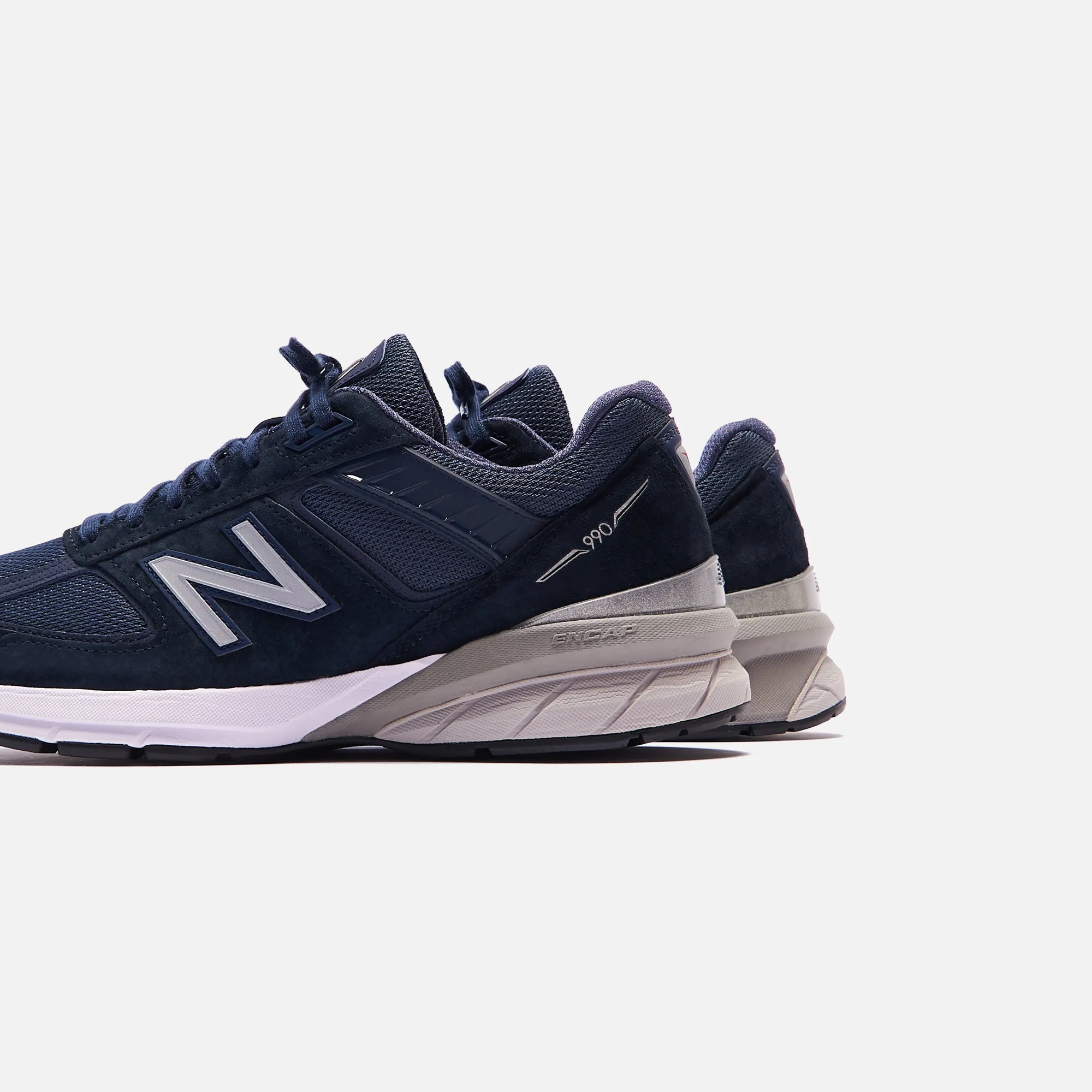 New Balance Made in USA 990 V5 - Navy / Silver sold by Kith product image thumbnail 4