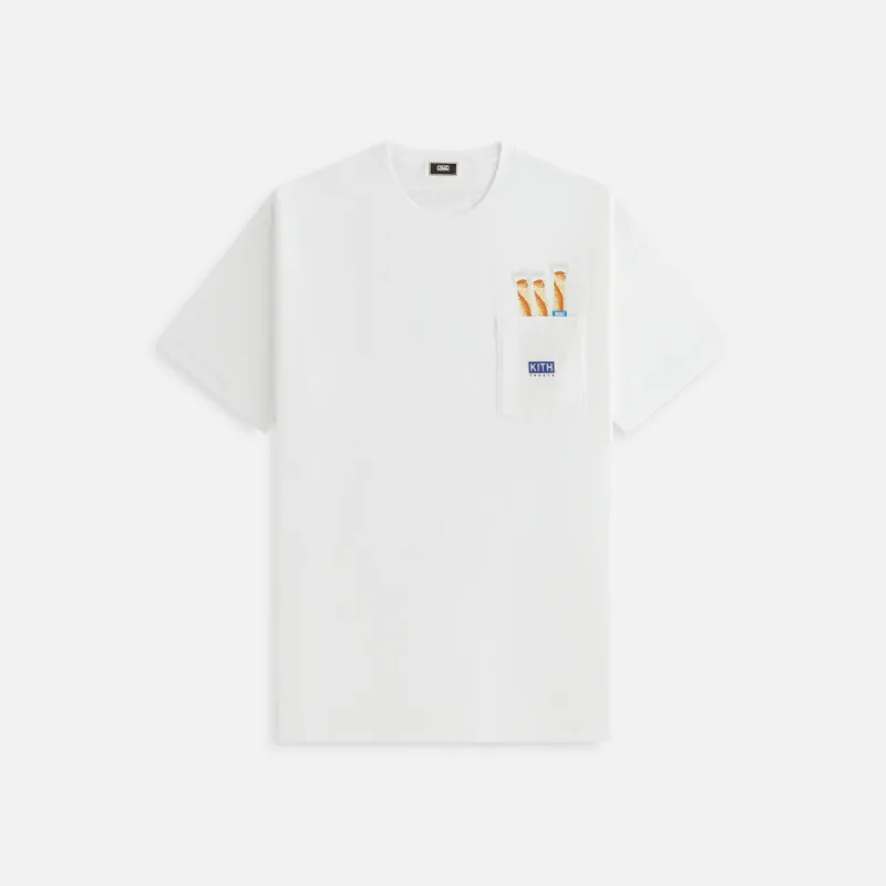 Kith Treats for YOKU MOKU Pocket Tee - White sold by Kith