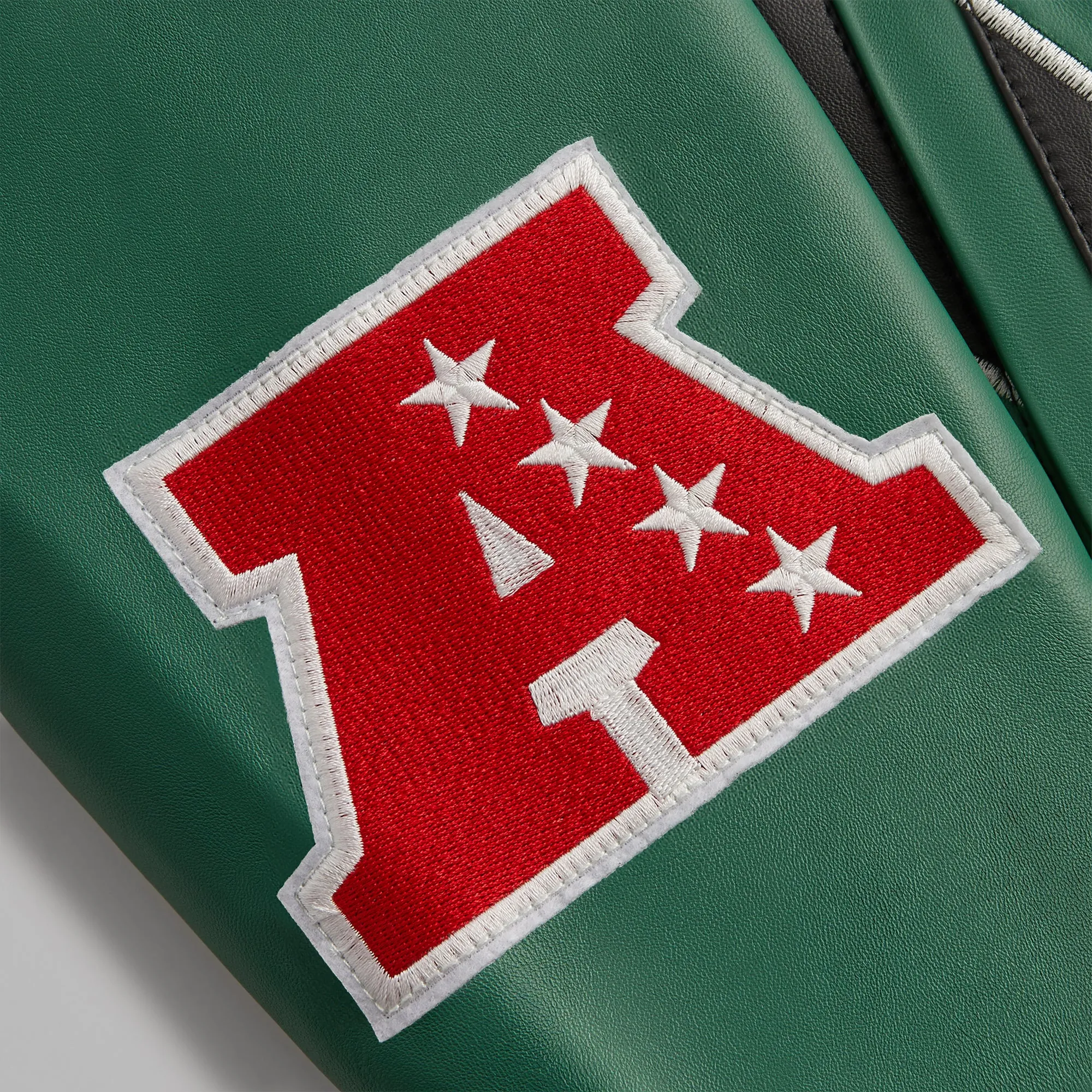 Kith & Jeff Hamilton for the NFL: Jets Leather Varsity Jacket sold by Kith product image thumbnail 5