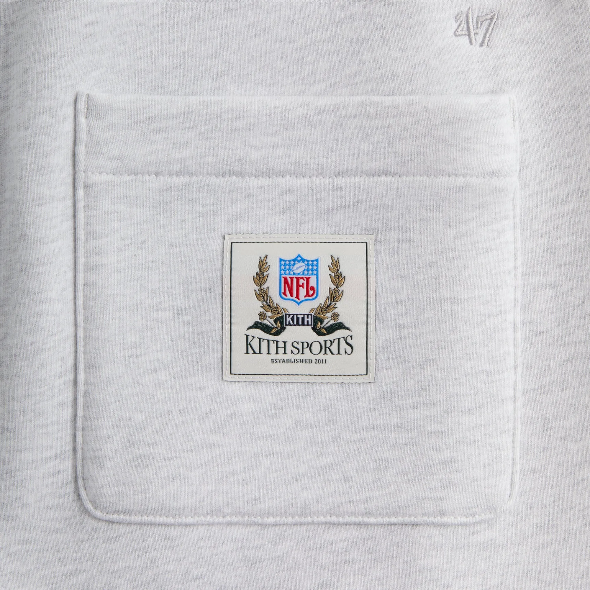 Kith & '47 for the NFL: Jets Nelson Sweatpant - Light Heather Grey sold by Kith product image thumbnail 5