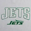 Kith & '47 for the NFL: Jets Nelson Crewneck - Light Heather Grey sold by Kith