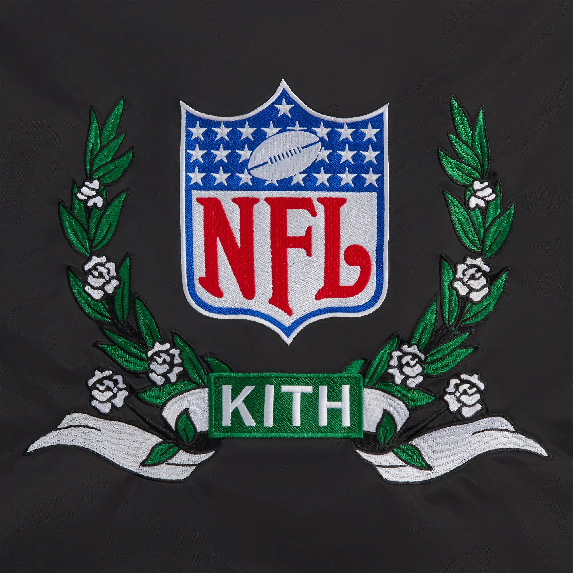 Kith & '47 for the NFL: Jets Kieran Coaches Jacket - Black sold by Kith product image thumbnail 5