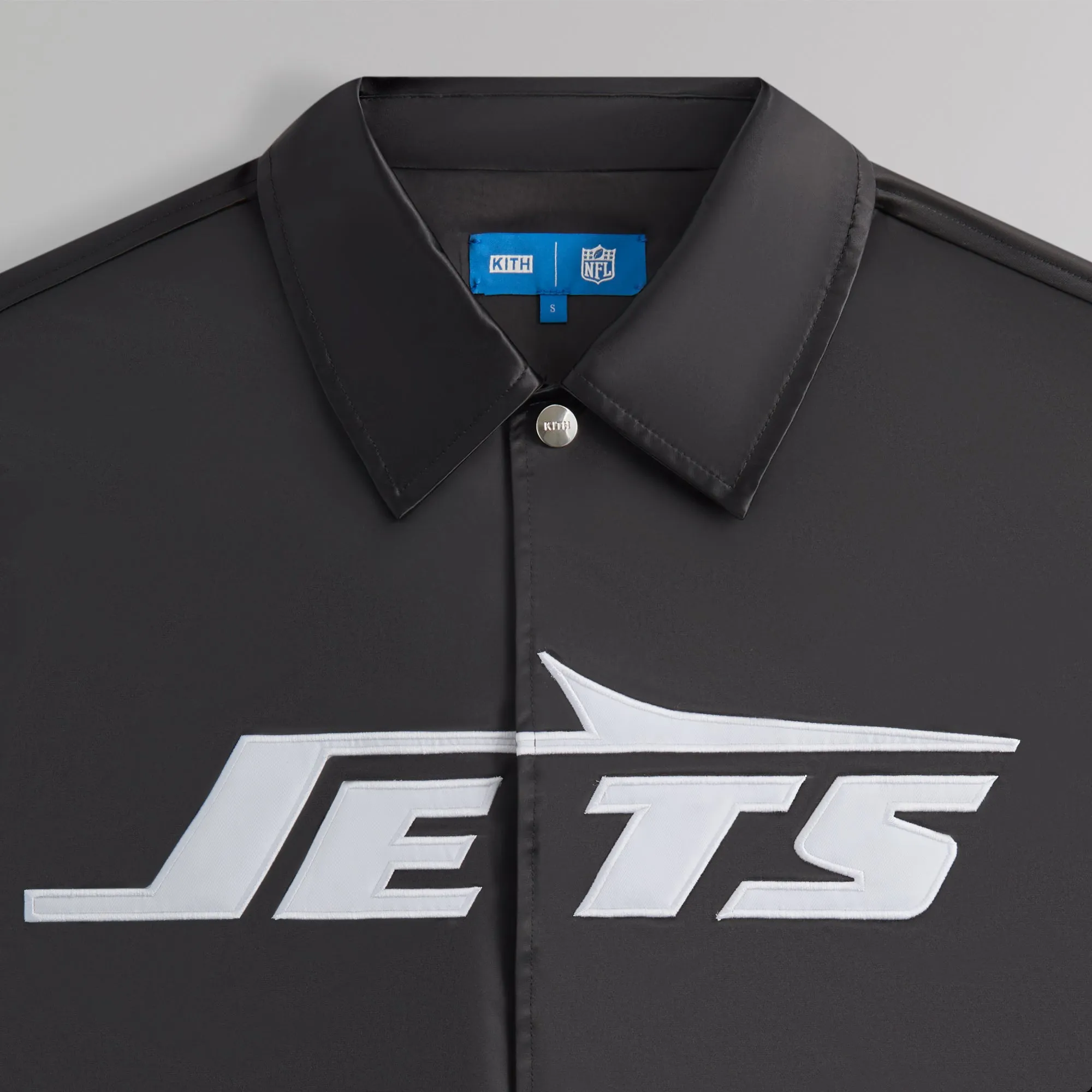 Kith & '47 for the NFL: Jets Kieran Coaches Jacket - Black sold by Kith product image thumbnail 3