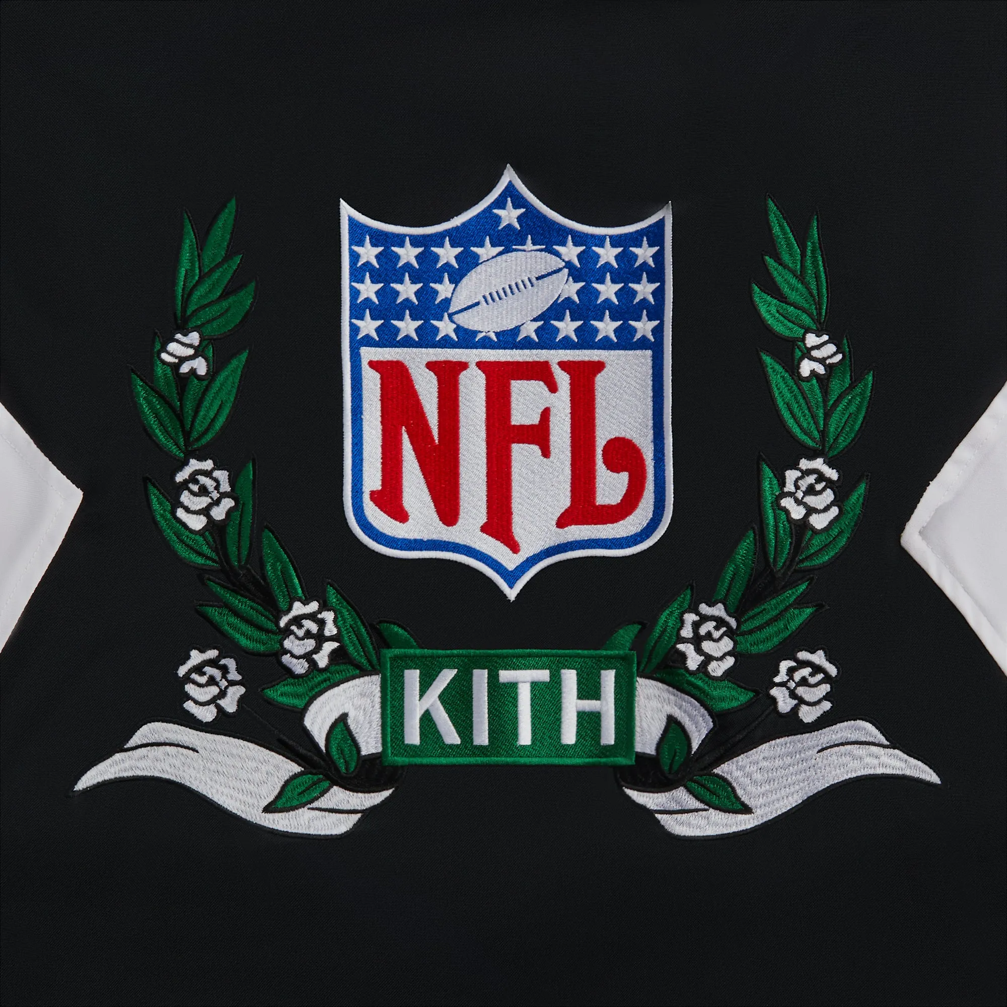 Kith & '47 for the NFL: Jets Quarter Zip Anorak With Hood - Black sold by Kith product image thumbnail 4