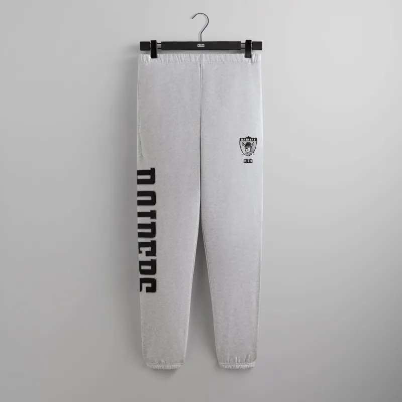 Kith & '47 for the NFL: Raiders Nelson Sweatpant - Light Heather Grey sold by Kith