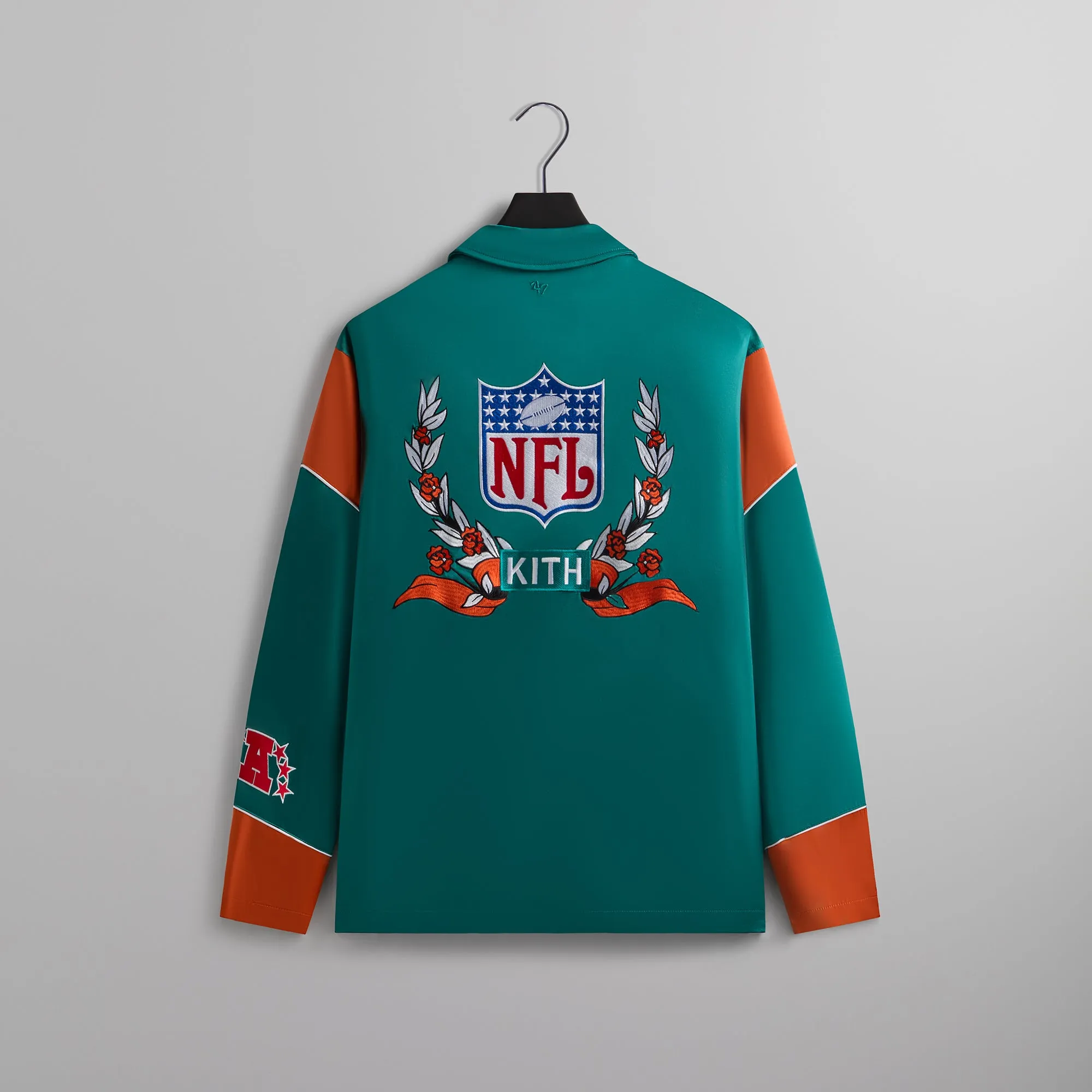 Kith & '47 for the NFL: Dolphins Kieran Coaches Jacket - Center sold by Kith product image thumbnail 2
