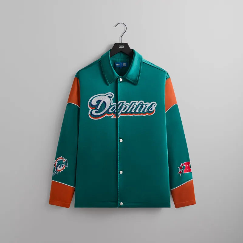 Kith & '47 for the NFL: Dolphins Kieran Coaches Jacket - Center sold by Kith