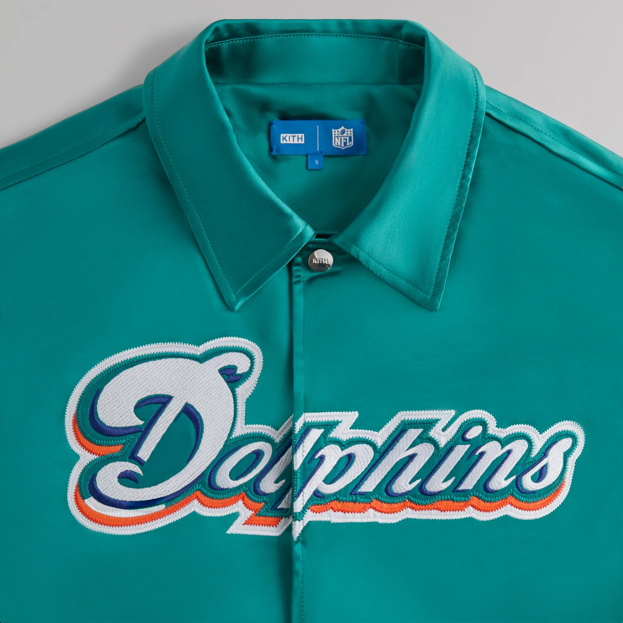 Kith & '47 for the NFL: Dolphins Kieran Coaches Jacket - Center sold by Kith product image thumbnail 3