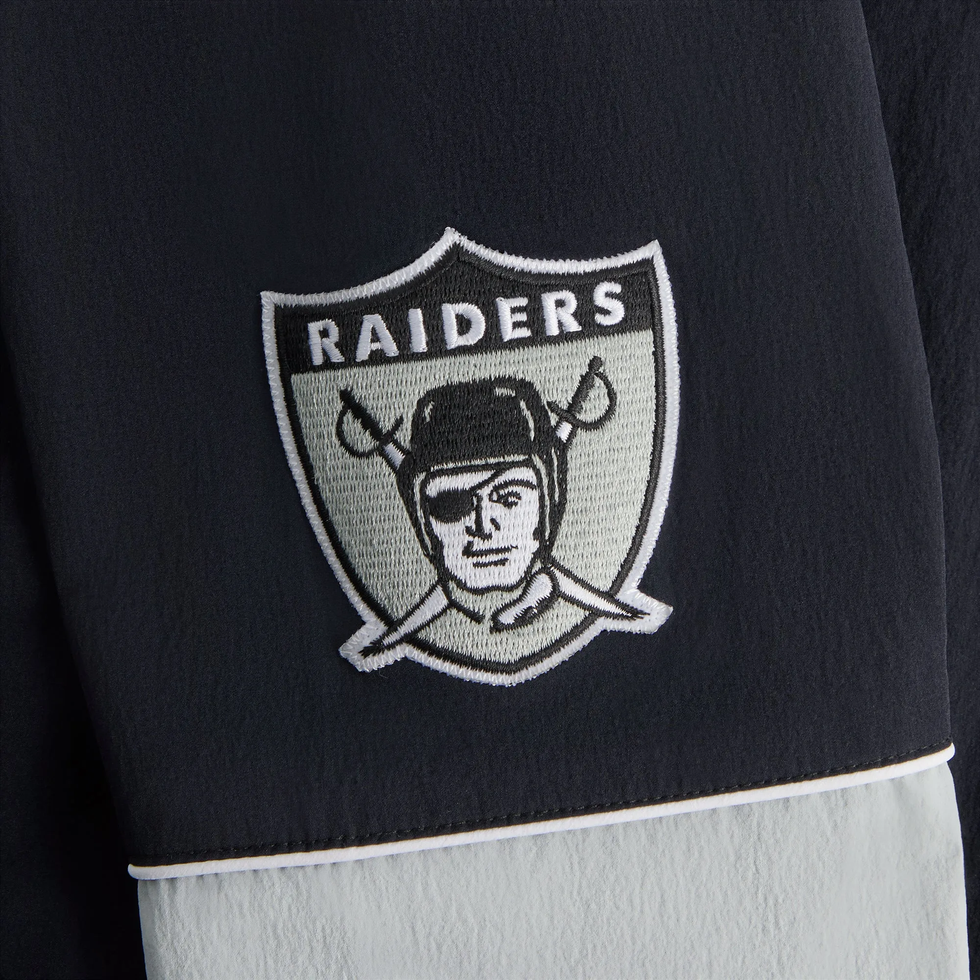 Kith & '47 for the NFL: Raiders Kieran Coaches Jacket - Black sold by Kith product image thumbnail 4