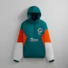 Kith & '47 for the NFL: Dolphins Quarter Zip Anorak With Hood - Center sold by Kith