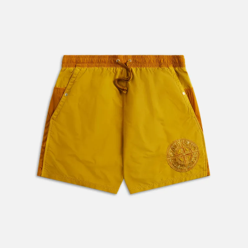 Stone Island Swim Trunk - Mustard sold by Kith