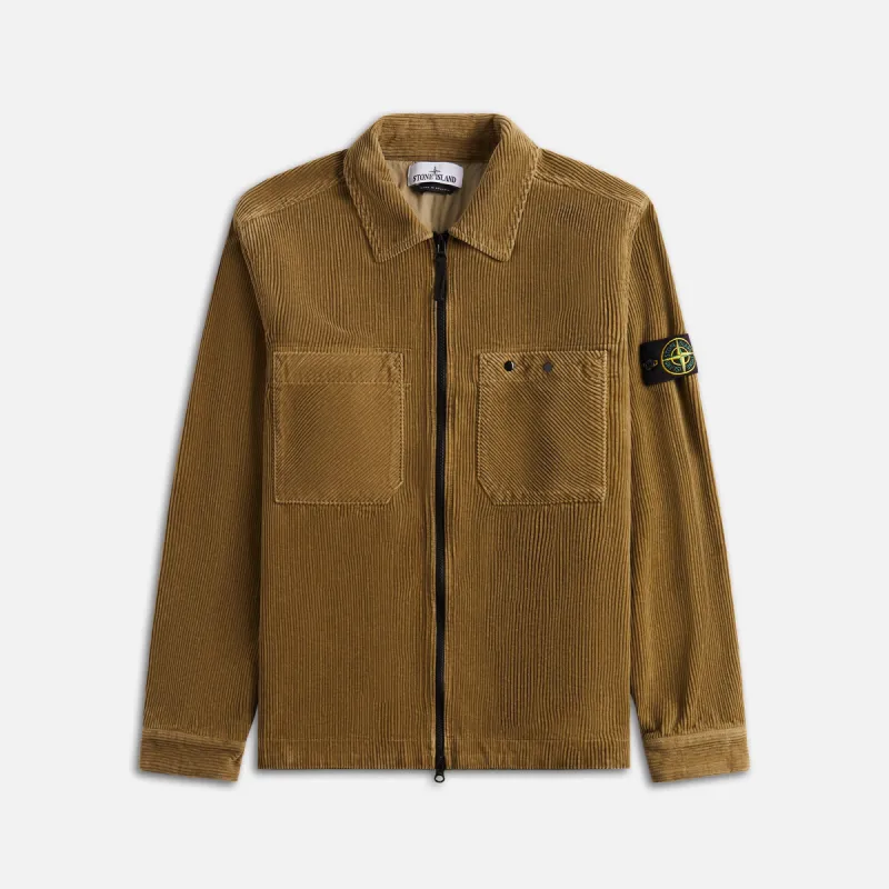 Stone Island Corduroy Overshirt - Biscuit made by Stone Island
