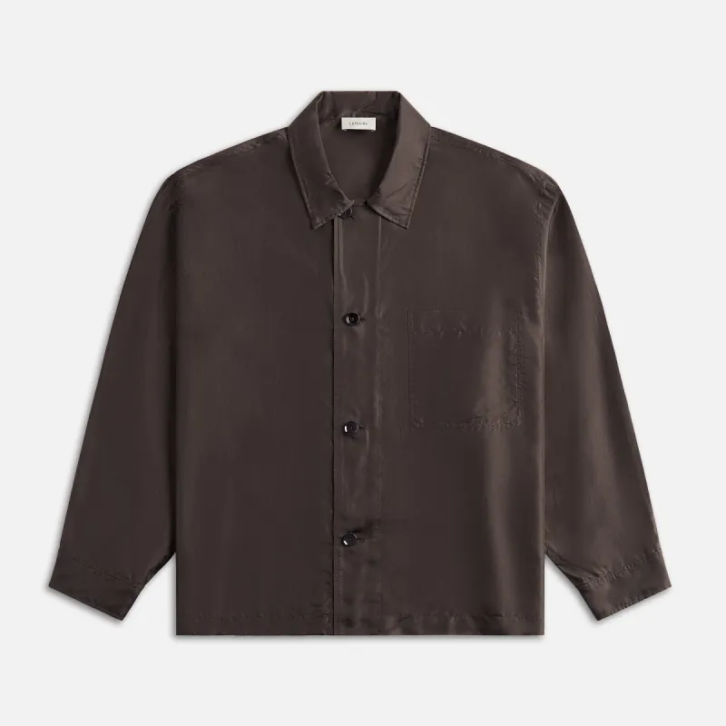 Lemaire Pyjama Shirt - Espresso sold by Kith