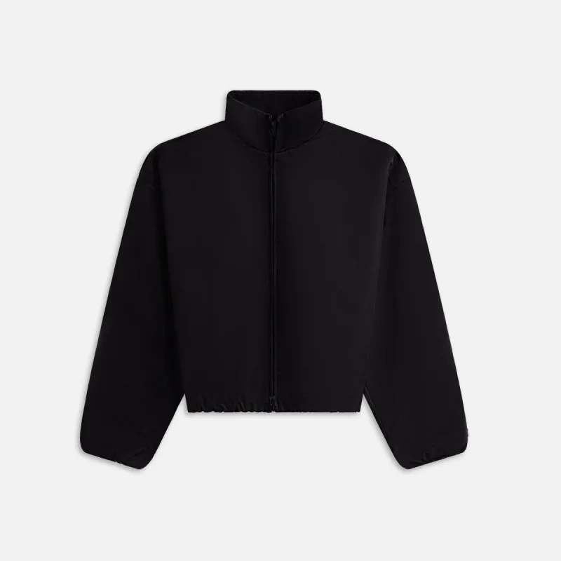 Essentials Textured Nylon Track Jacket - Black made by Essentials