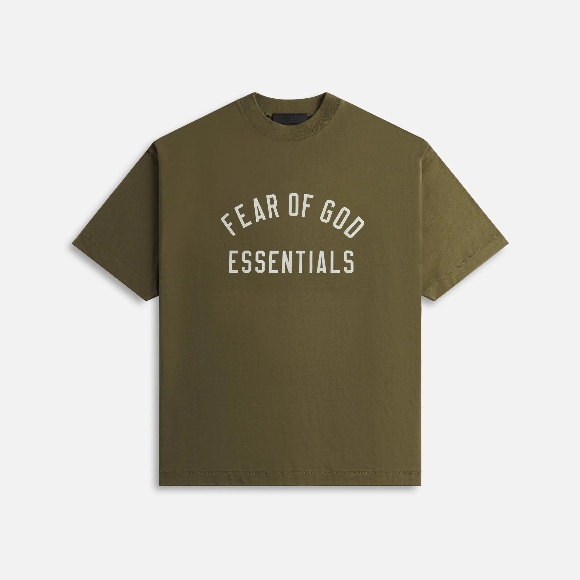 Essentials Jersey Crewneck Tee - Military sold by Kith