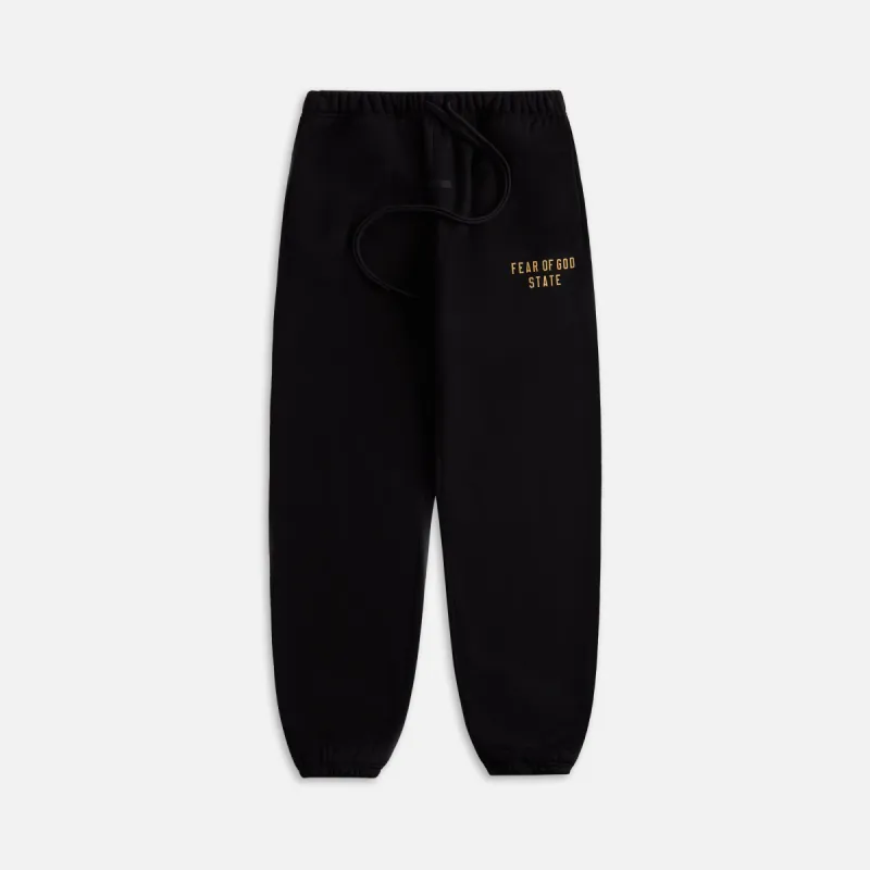 Essentials Fleece Sweatpant - Black sold by Kith