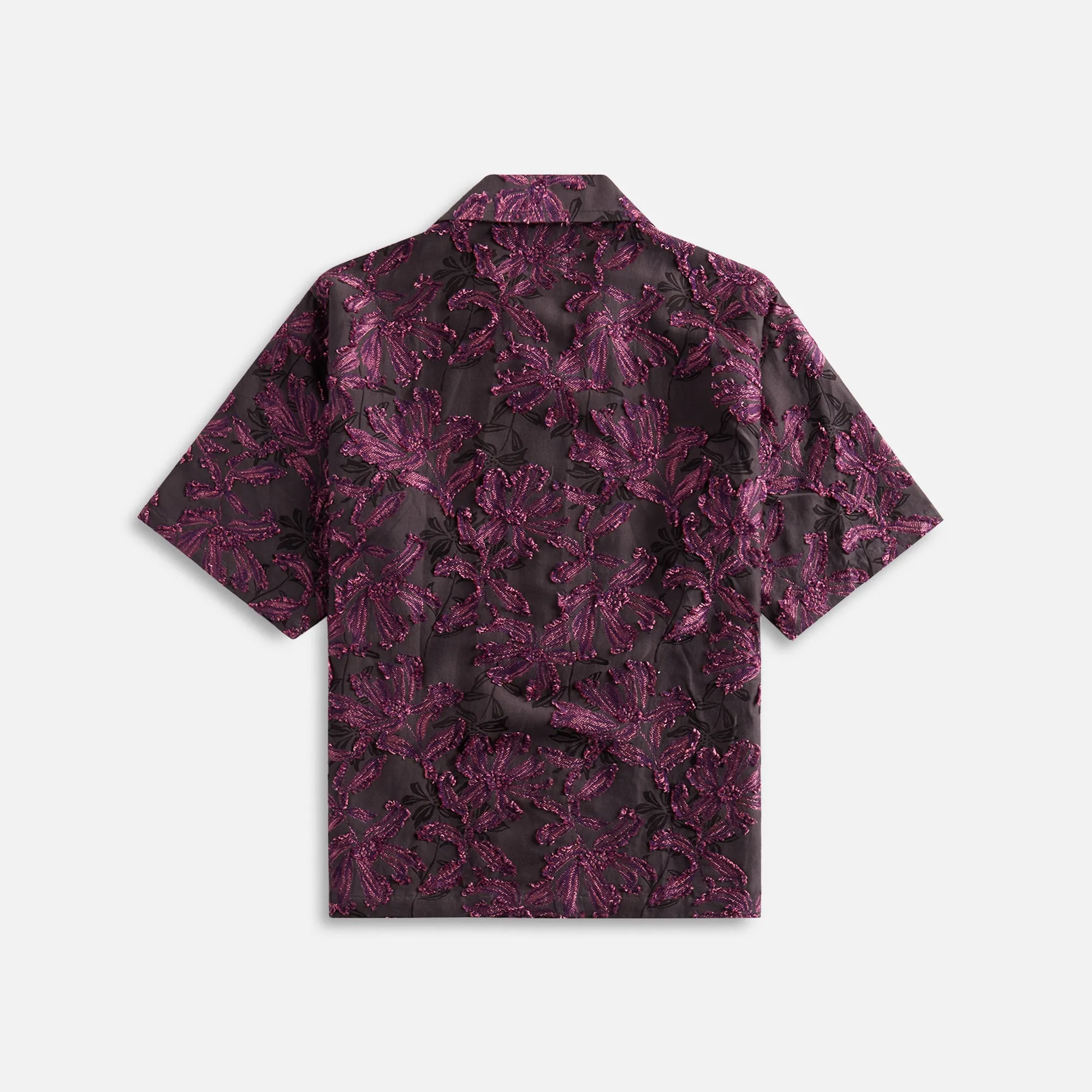 Needles Flower Cut Jacquard Cabana Shirt - Charcoal sold by Kith product image thumbnail 2