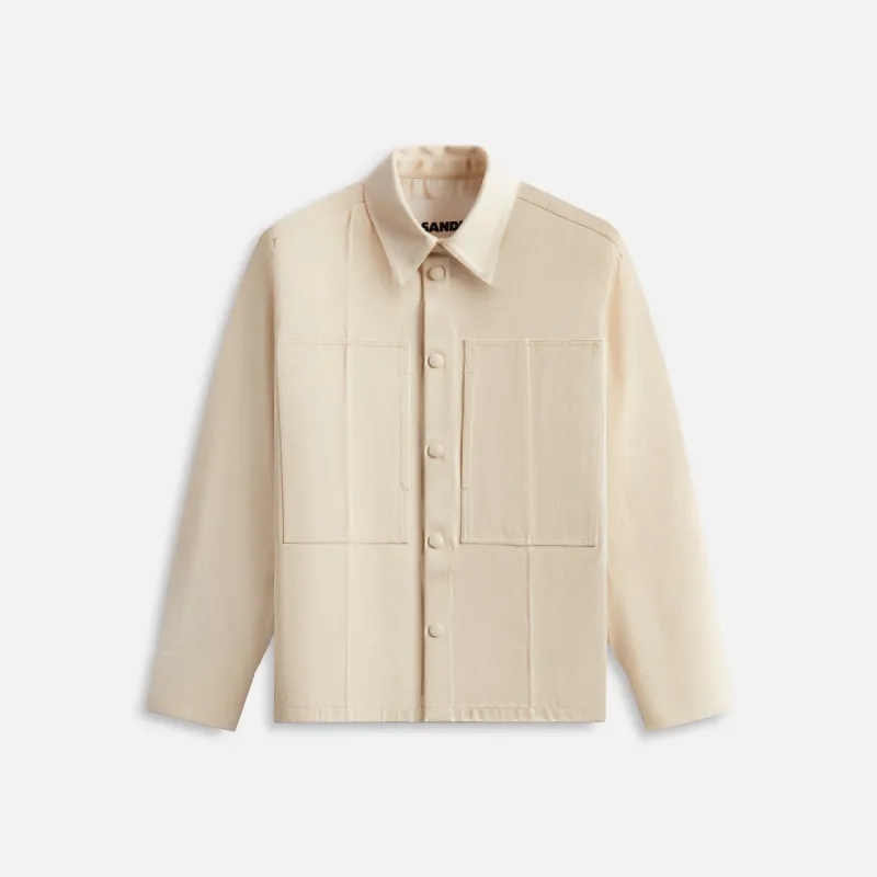 Jil Sander Sea Island Denim Shirt - Alabaster made by Jil Sander