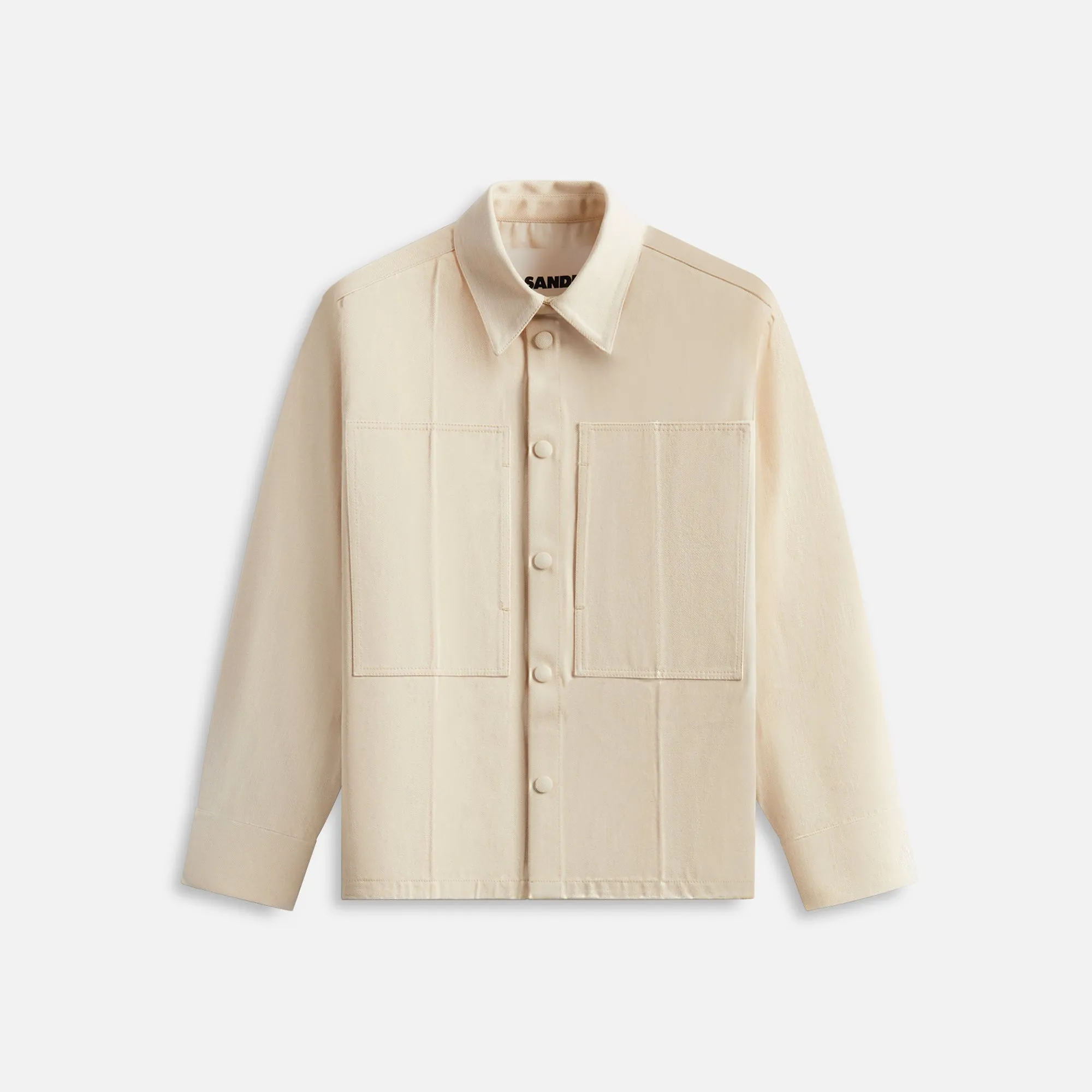 Jil Sander Sea Island Denim Shirt - Alabaster sold by Kith