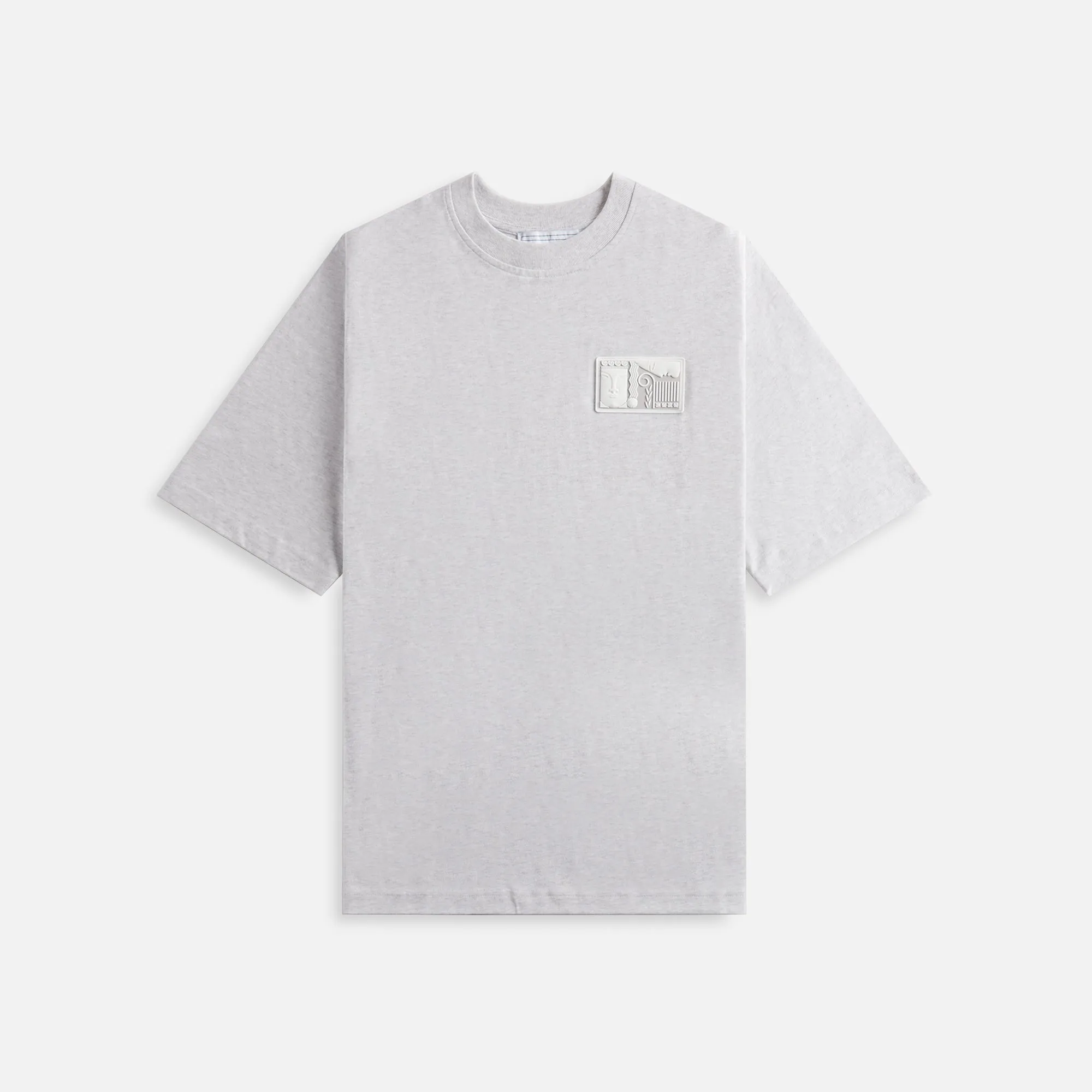 Casablanca Tennis Statues Patch Oversized Tee - White sold by Kith
