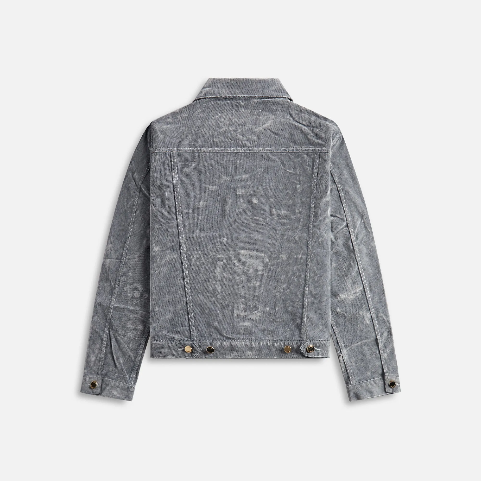 Casablanca Peach Denim Jacket - Aqua Blue sold by Kith product image thumbnail 2