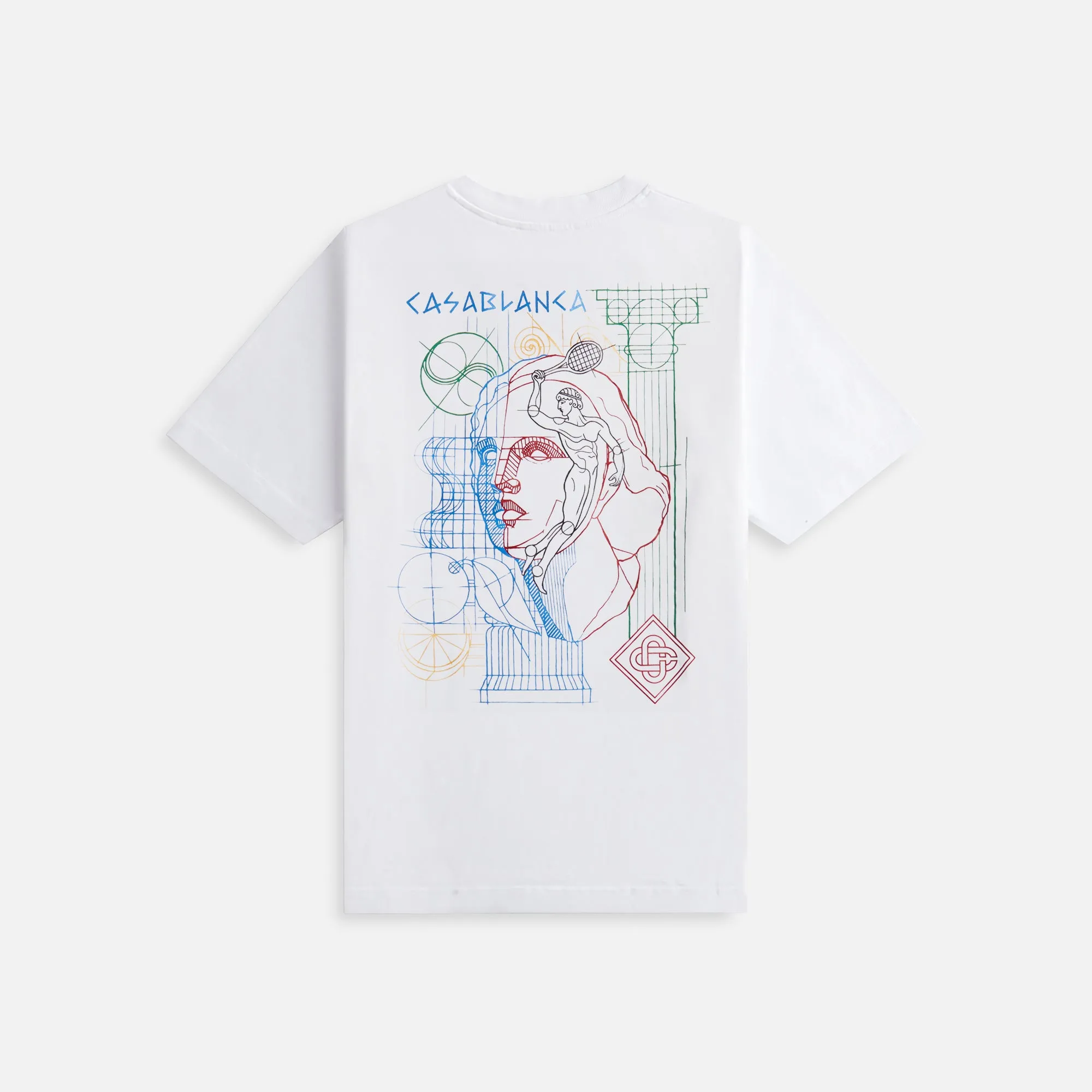 Casablanca Drawing Lab Screen Printed Tee - White sold by Kith product image thumbnail 2