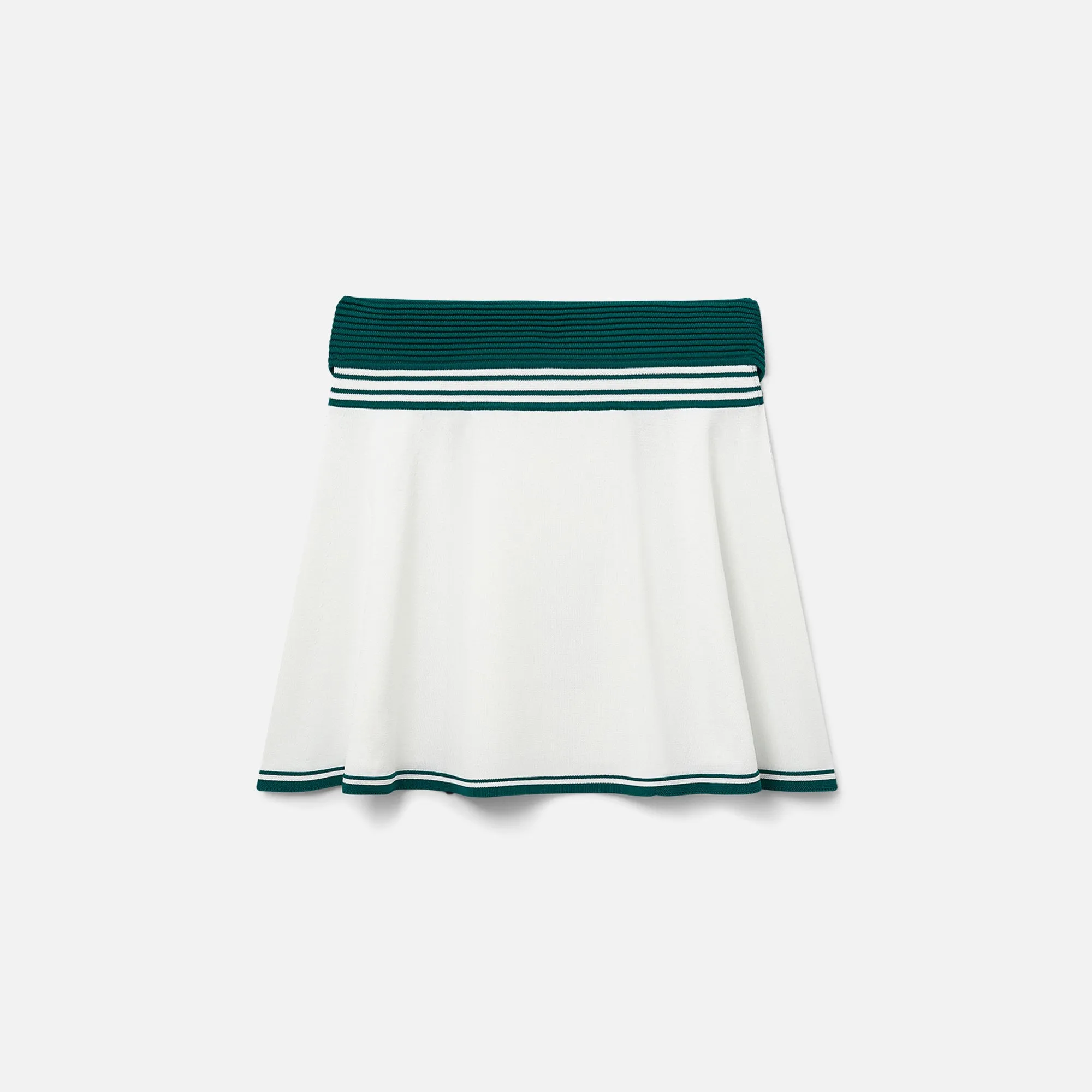 Casablanca Draped Nylon Skirt - White sold by Kith product image thumbnail 2