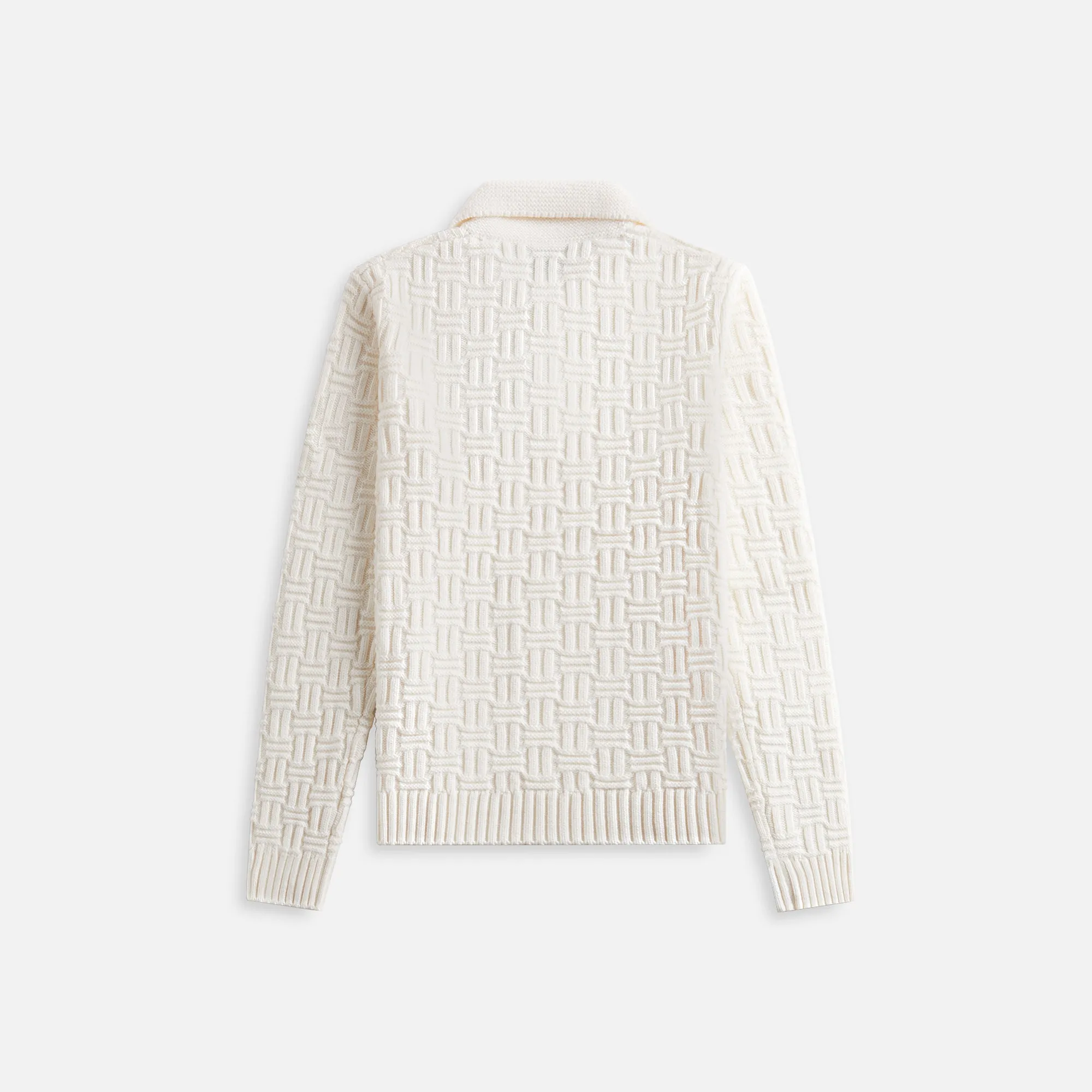 Casablanca Column Stitch Grandpa Polo - Black sold by Kith product image thumbnail 2