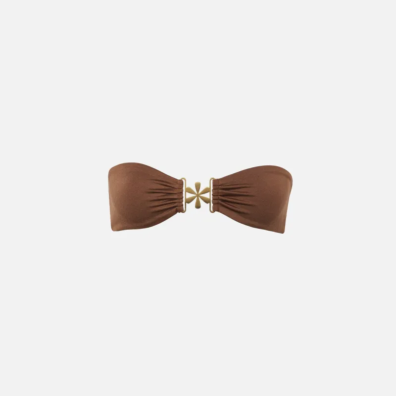 Asta Resort Mia Bikini Top - Cocoa sold by Kith