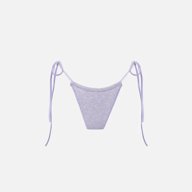 Asta Resort Lio Bikini Bottom - Lavender Sequin sold by Kith