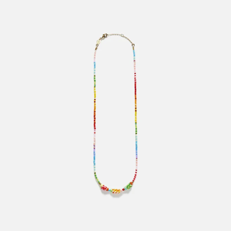 Anni Lu Smiles Necklace - Multi sold by Kith