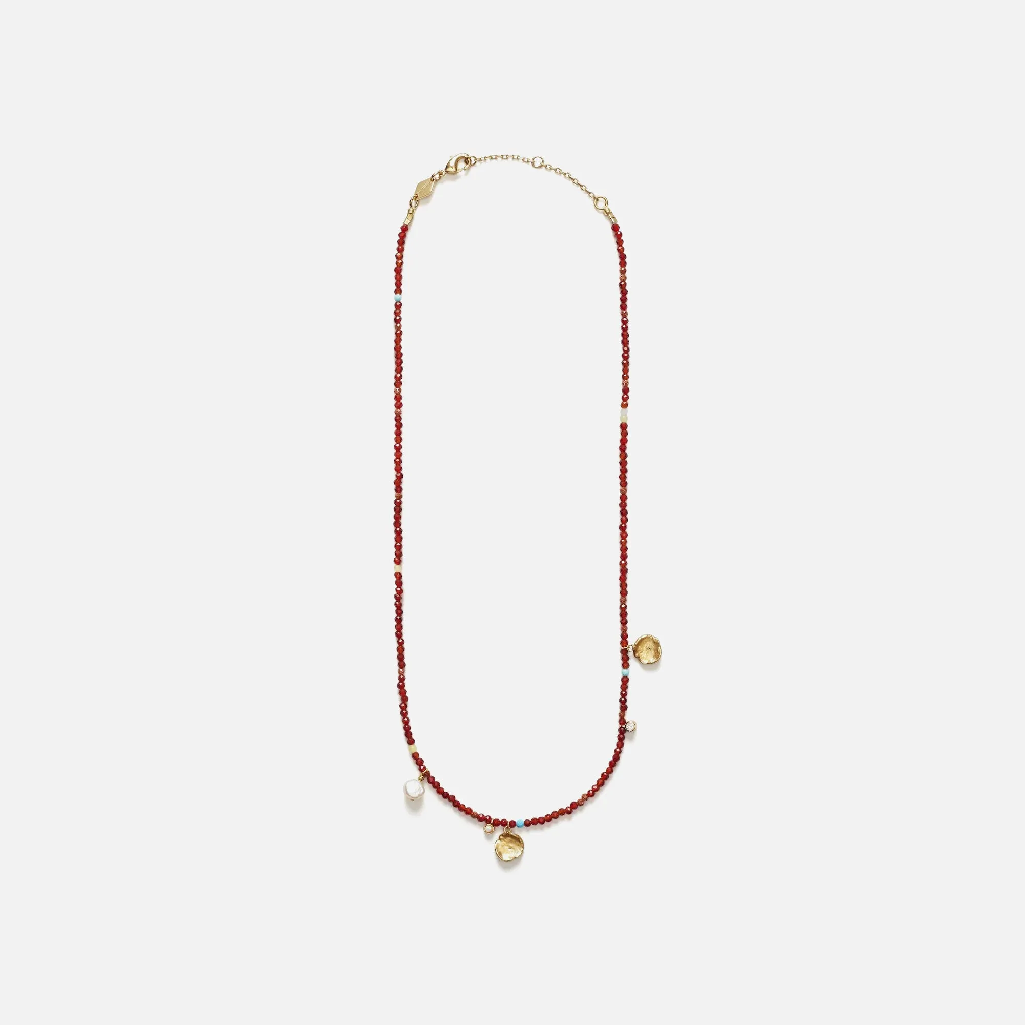 Anni Lu Maroon Harmony Necklace - Multi sold by Kith