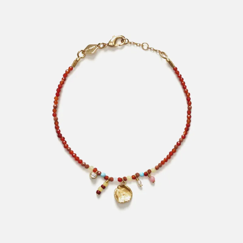 Anni Lu Harmony Bracelet - Maroon sold by Kith