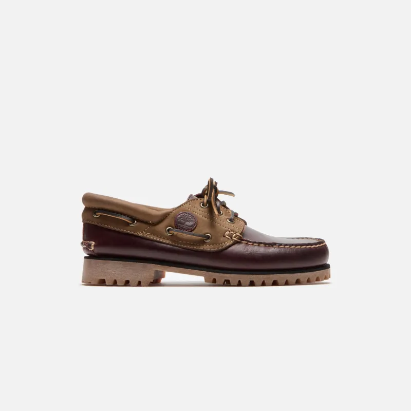 Timberland Boat Shoe - Burgundy Full Grain made by Timberland