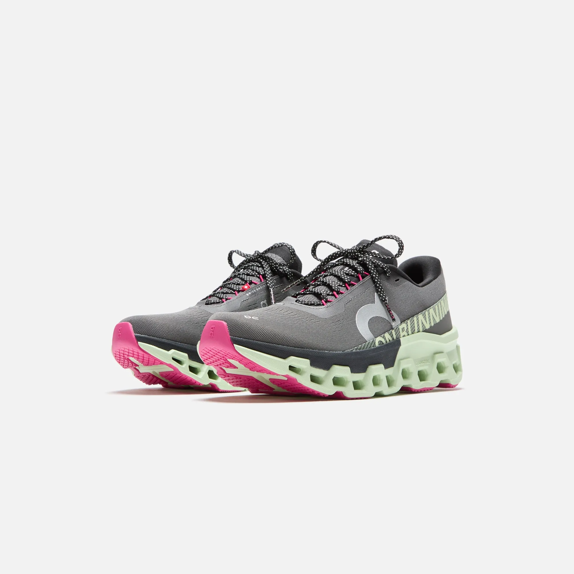 On Running Cloudmonster 2 - Asphalt / Lima sold by Kith product image thumbnail 2