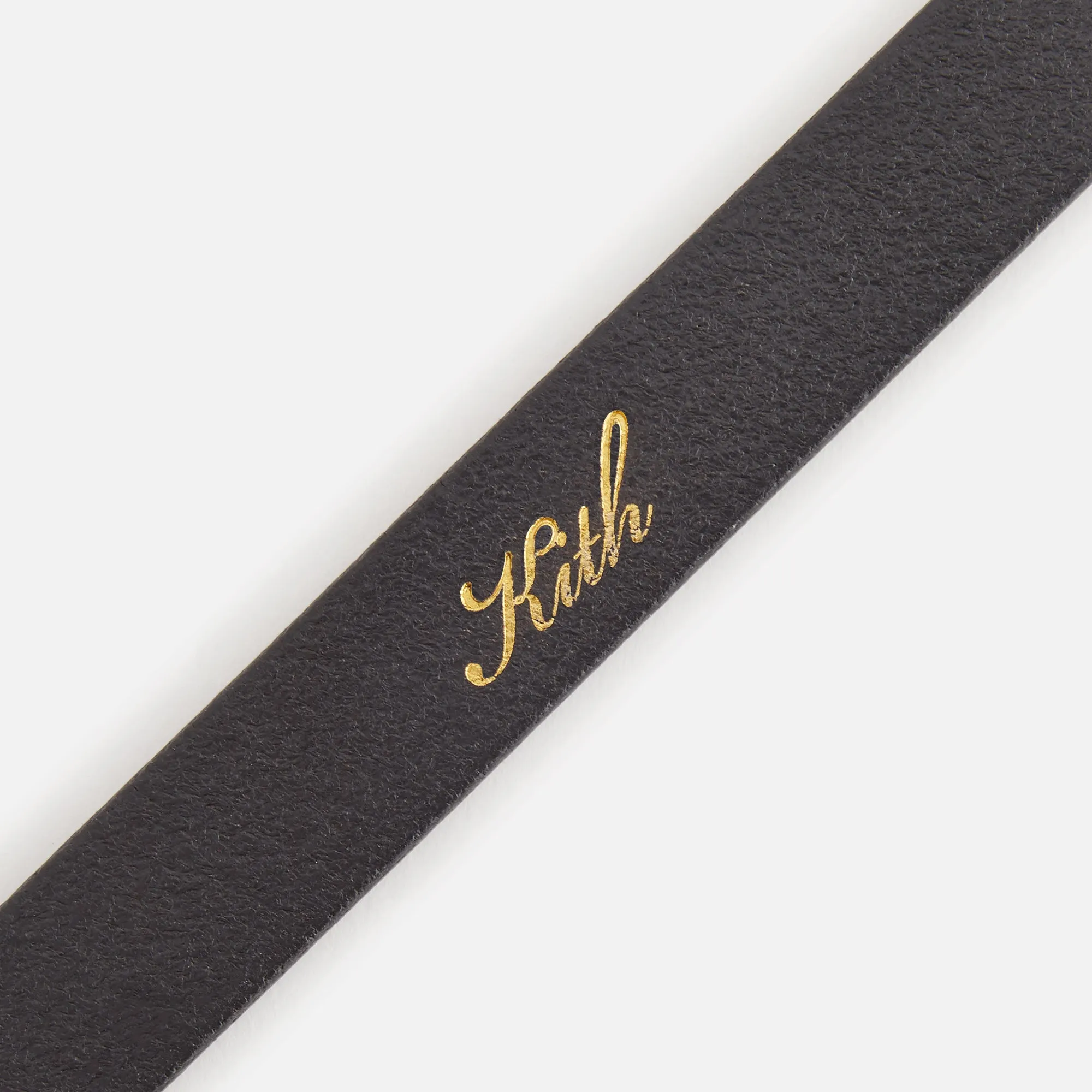 Kith Women Round Buckle Leather Belt - Black sold by Kith product image thumbnail 5