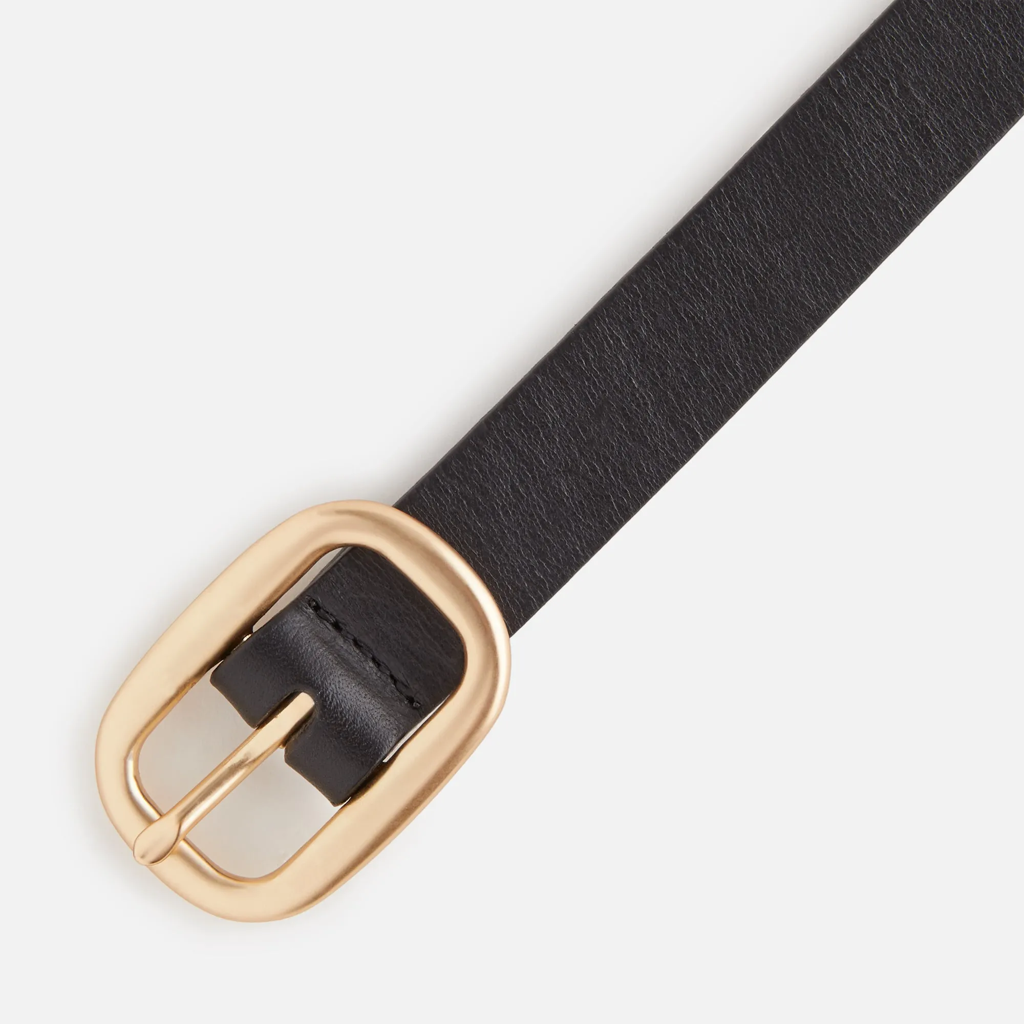 Kith Women Round Buckle Leather Belt - Black sold by Kith product image thumbnail 4
