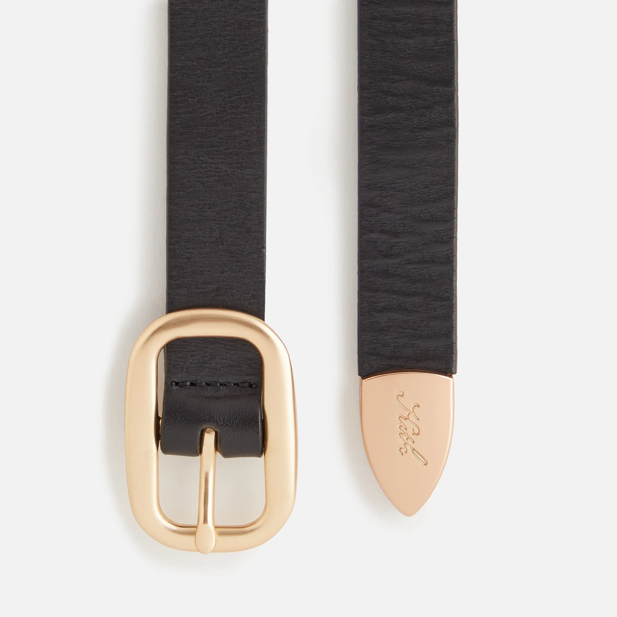 Kith Women Round Buckle Leather Belt - Black sold by Kith product image thumbnail 3