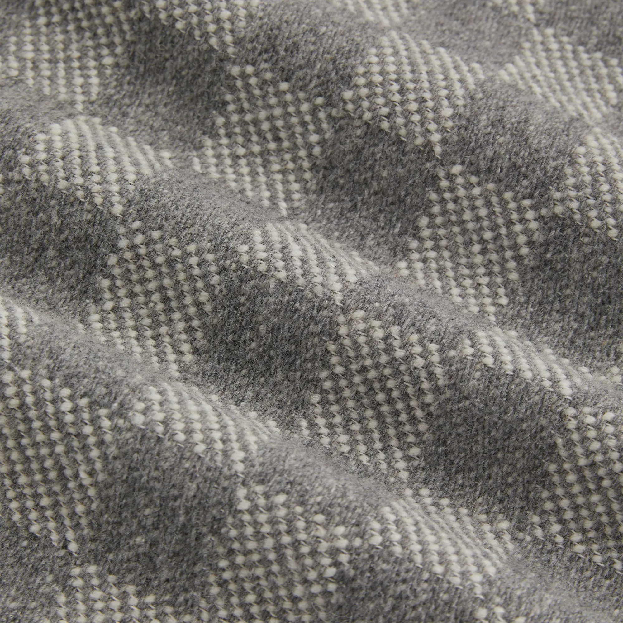 Kith Check Boucle Boxy Collared Overshirt - Steel sold by Kith product image thumbnail 4